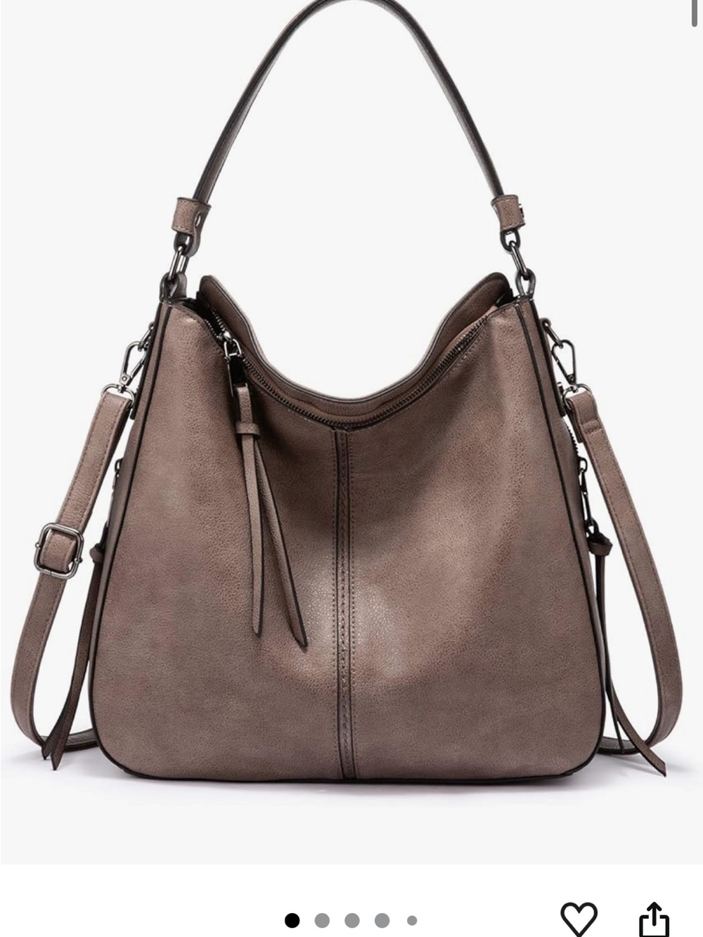 Realer Blush Pink Hobo Shoulder Bag | Rare Color | Excellent Condition